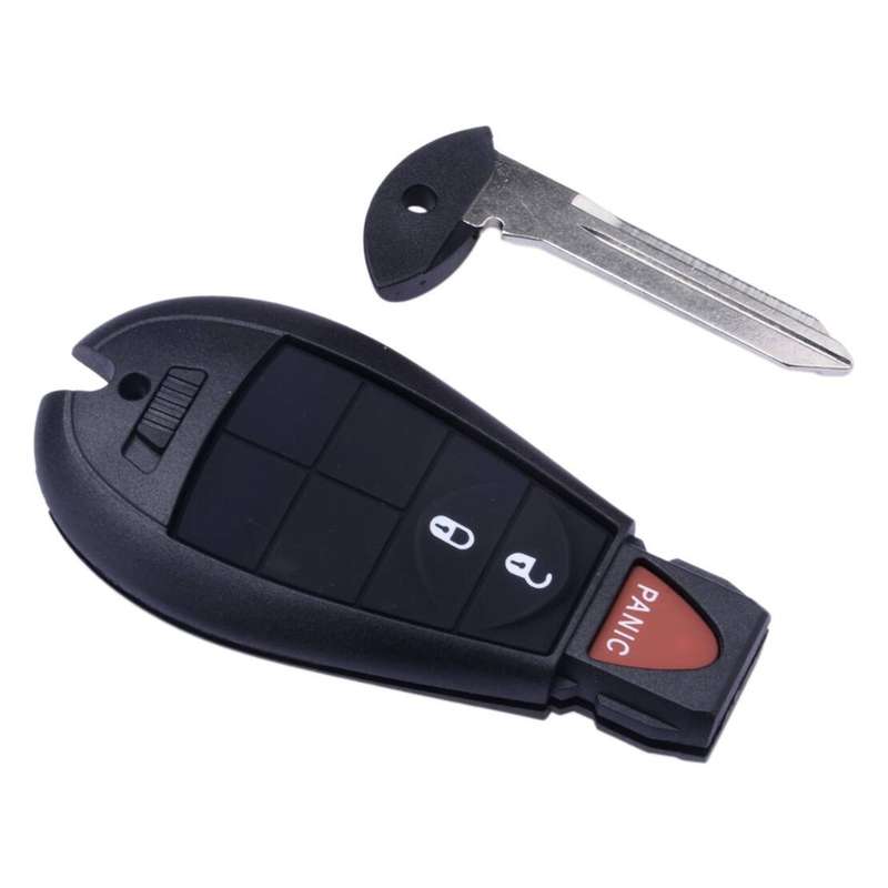 2Pcs Remote 3 Button Key Cover Fob Housing Case Fit for Jeep Cherokee 2013-2021