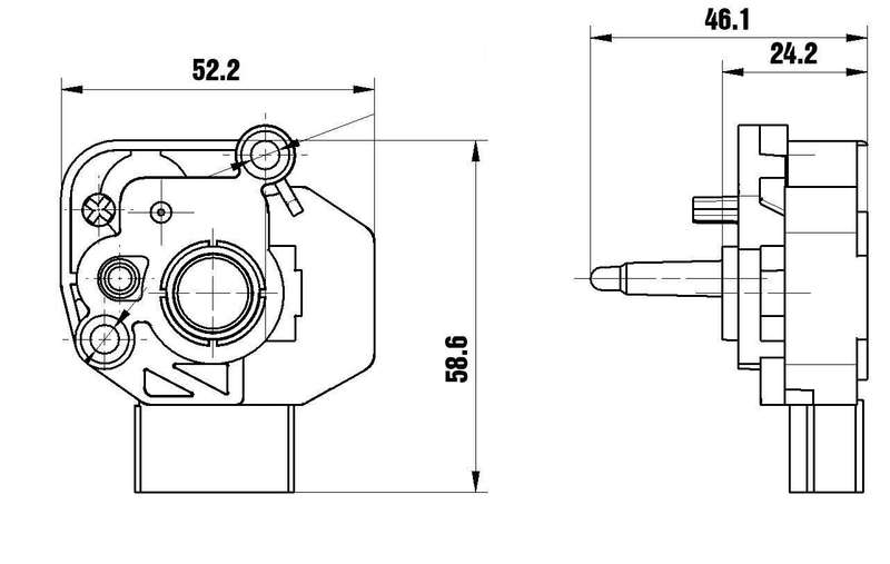 Motorcycle Throttle Position Sensor TPS 16060-KVS-J01 For Honda RS150 Winner150