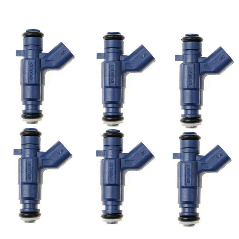 6pcs 0280156300 For Cadillac CTS SRX 3.6 Chevrolet Captiva C100 C1 Fuel Injector