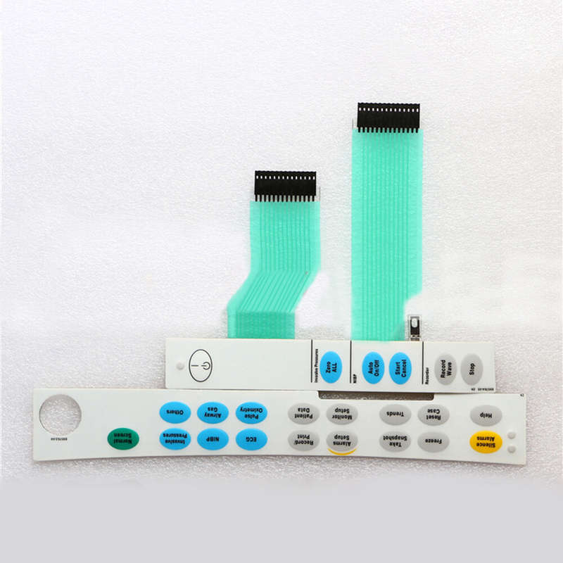 For GE Datex-ohmeda S/5 Gas Monitor CAM Button Membrane Panel Film