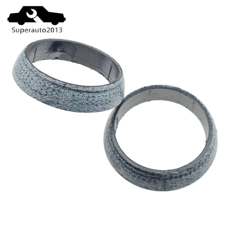 Pair Exhaust Gasket For Subaru Impreza Ascent BRZ WRX STi Legacy Baja 44022AA123
