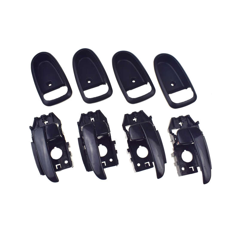 8Pcs Front Rear Left Right Inside Door Handle w/Trim For 2001-06 Hyundai Elantra