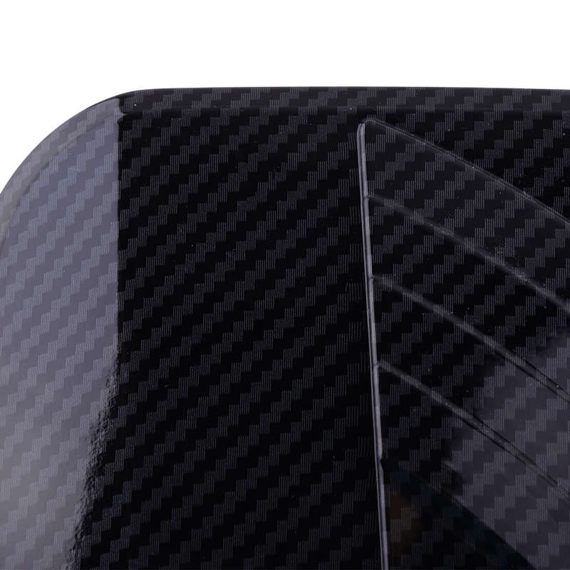 Carbon Fiber Style Fuel Tank Cap Cover Trim Fit For Toyota RAV4 19-21 ABS