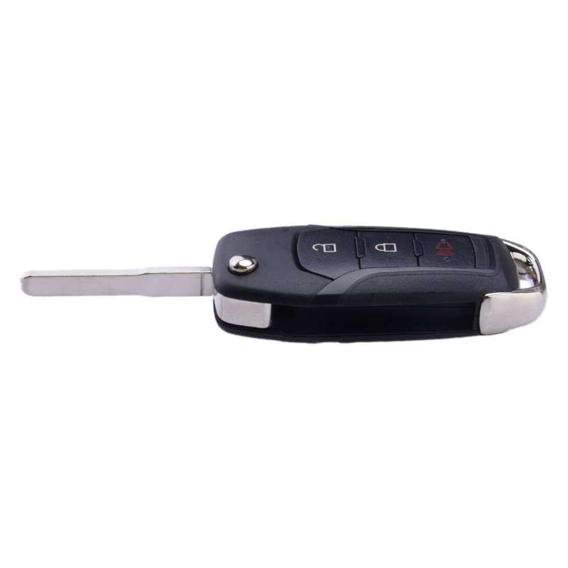 2+1Buttons Remote Key Fob Shell Case with Blade Fit for Ford F150 2015-2019