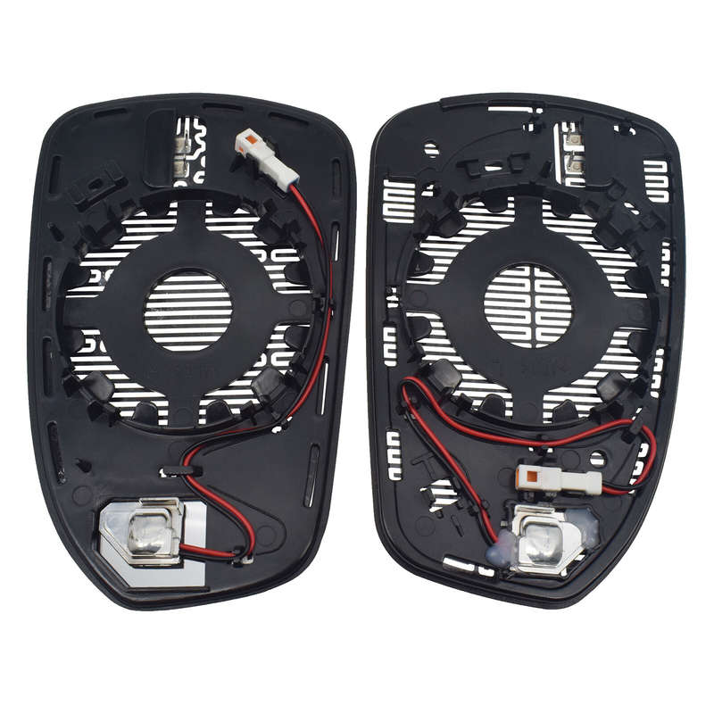 LH RH Heated Side View Mirror Glass W/ Blind Spot Monitor For Ford Fusion 13-20