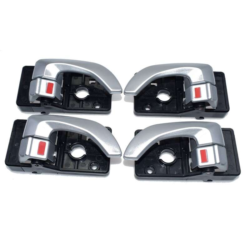 Outside Inside Door Handle Silver 8pcs for Hyundai Tucson 2.7L 2.0L 2005-2009