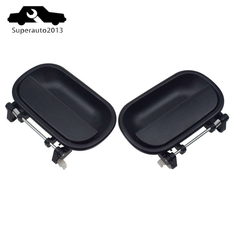 2PCS Exterior Left & Right Side Door Handle For 1995-07 Isuzu NPR NPR-HD NQR NRR