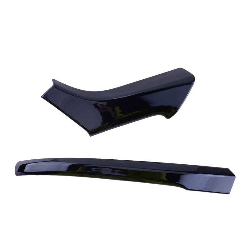 Black Rearview Mirror Strip Trim Molding Fit for Toyota Highlander 2020-2022