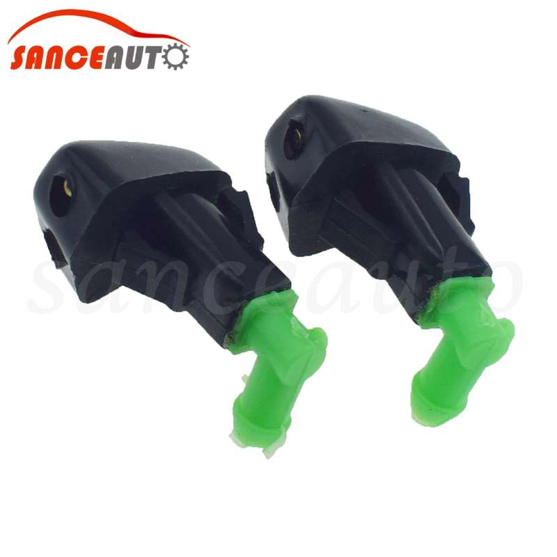 2pcs Windshield Washer Nozzle Spray Jet Front Pair for Honda Civic Acura Integra