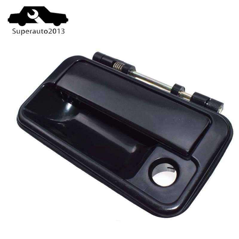 1X Outside Door Handle Front Left Black 8282060B025PK For Suzuki Swift Geo Metro