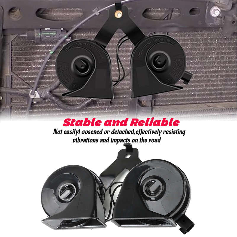High & Low Pitch Horn Assembly for 2015-2022 Ford F150 2018-2022 Expedition