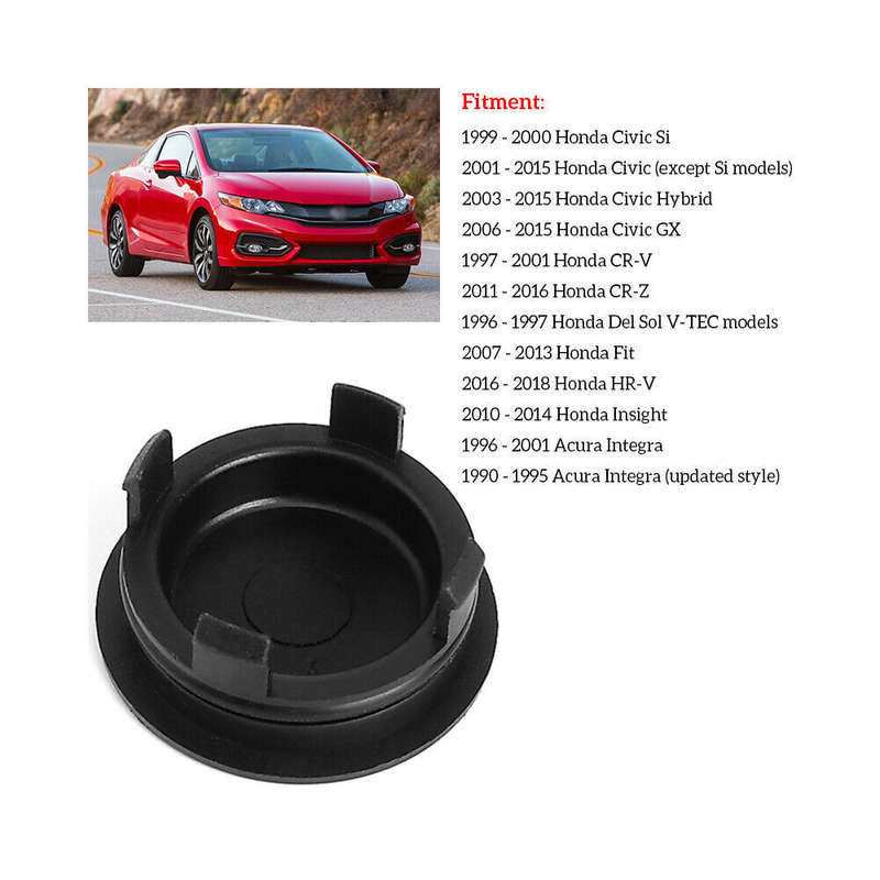 4XCylinder Head Rear Cam Plug with Seal For Honda Civic CR-V CR-Z 12513-P72-003