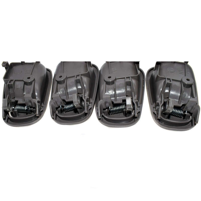 Grey Inside Door Handle 2 Left 2 Right For 98-02 Toyota Corolla Chevrolet Prizm