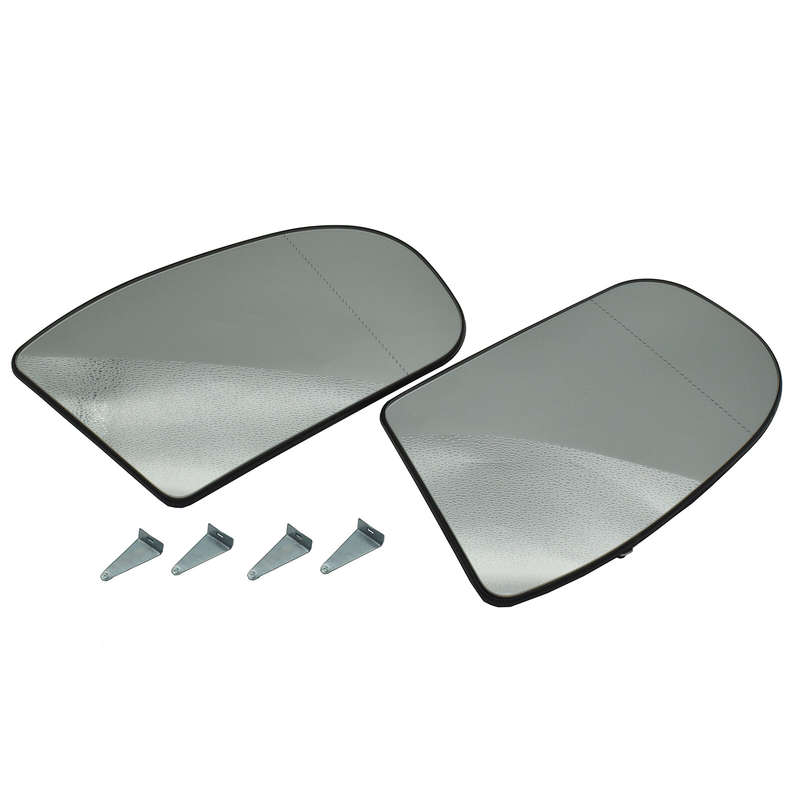 Pair Mirror Glass Heated w/ Backing for Mercedes-Benz E500 E55 AMG W203 W211 New