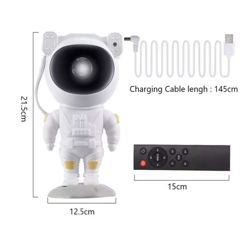 Night Light Projector Lamp Starry Galaxy Space Nebula Star Astronaut LED Remote