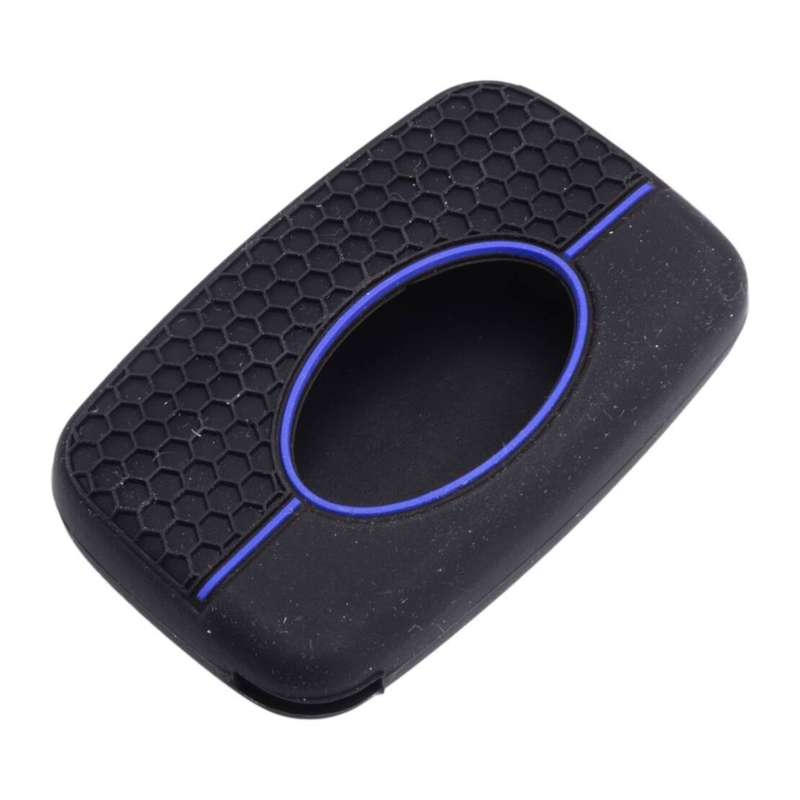 Car Blue Line 5 Button Key Case Fob Cover Fit for Land Rover Range Rover Jaguar