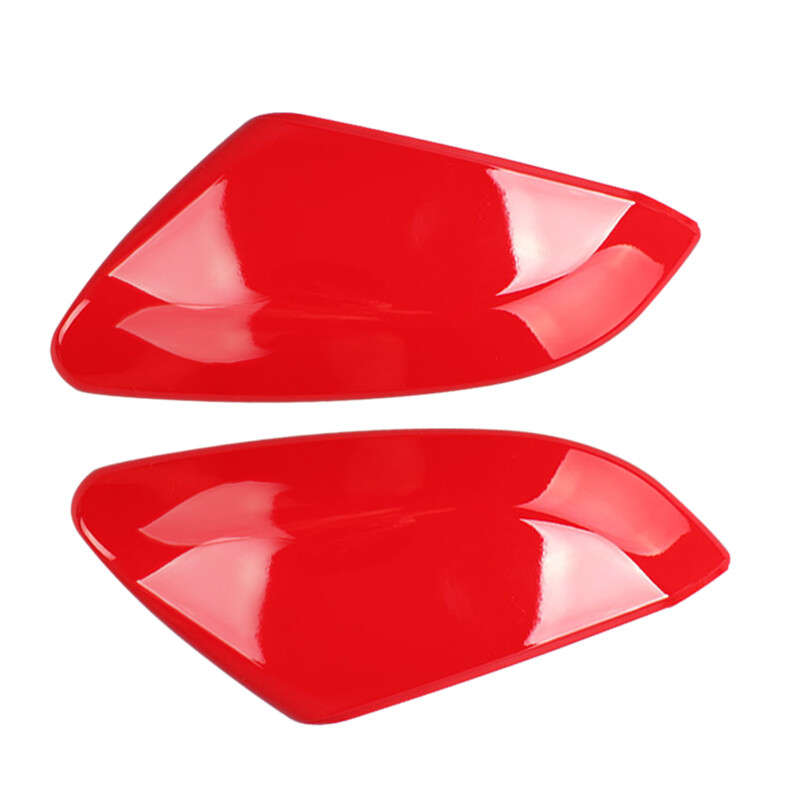 Red 2pcs Side Mirror Cap Cover Replacement fit for Honda Civic 16-2020