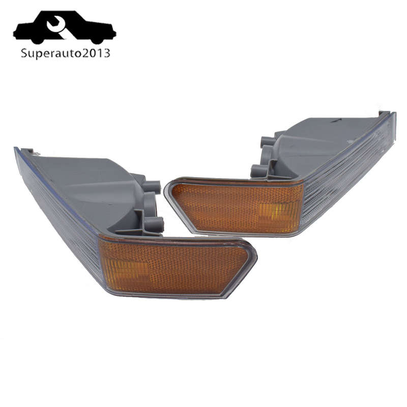 New Pair Left Right Side Fog Corner Light Lamp Cover For Jeep Patriot 2007-2014