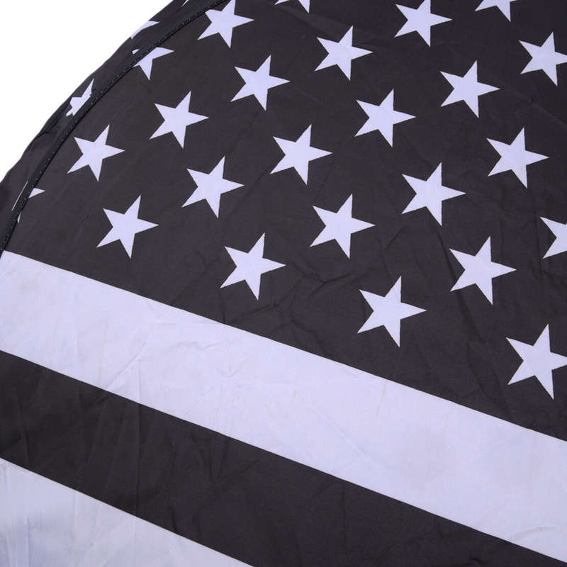 Fit For Chevy Silverado 1500 2500HD Truck Windshield Sun Shade Covers US Flag.