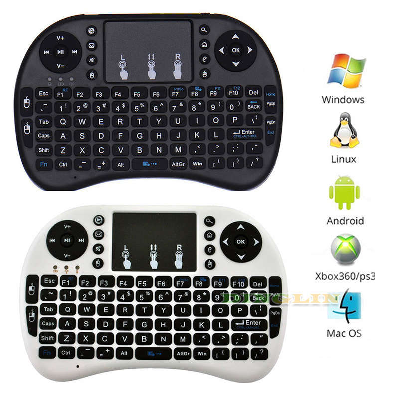 2.4G Mini Wireless Fly Air Keyboard Mouse Remote Touchpad For Android TV BOX/ PC - z