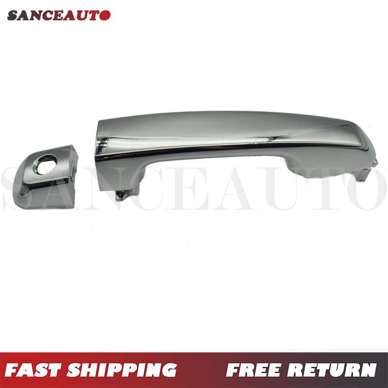 Chrome Exterior Door Handle For 2010-2021 Toyota 4Runner Lexus GX460 Front Left