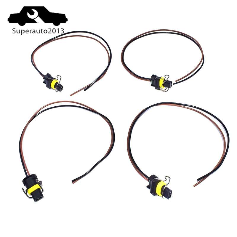 4X Wire Harness Pigtail IPR / VGT Solenoid For Ford E-350 F-250 F350 Super Duty