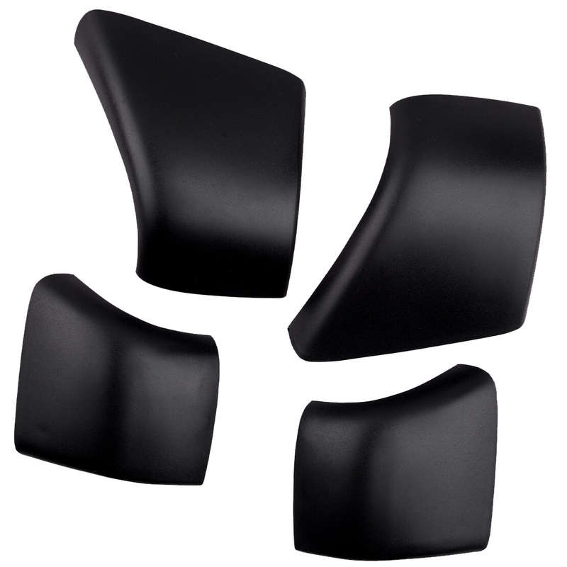 4pcs Fit For Tesla Model 3 2017-2020 Black Roof Rack Rail End Cover Shell