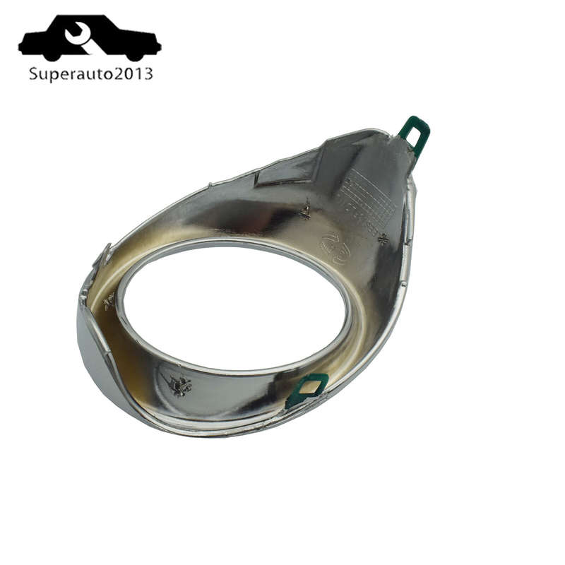 Front Left Bumper Fog Light Lamp Trim Ring Chrome For 2013-15 Lexus ES350 ES300h