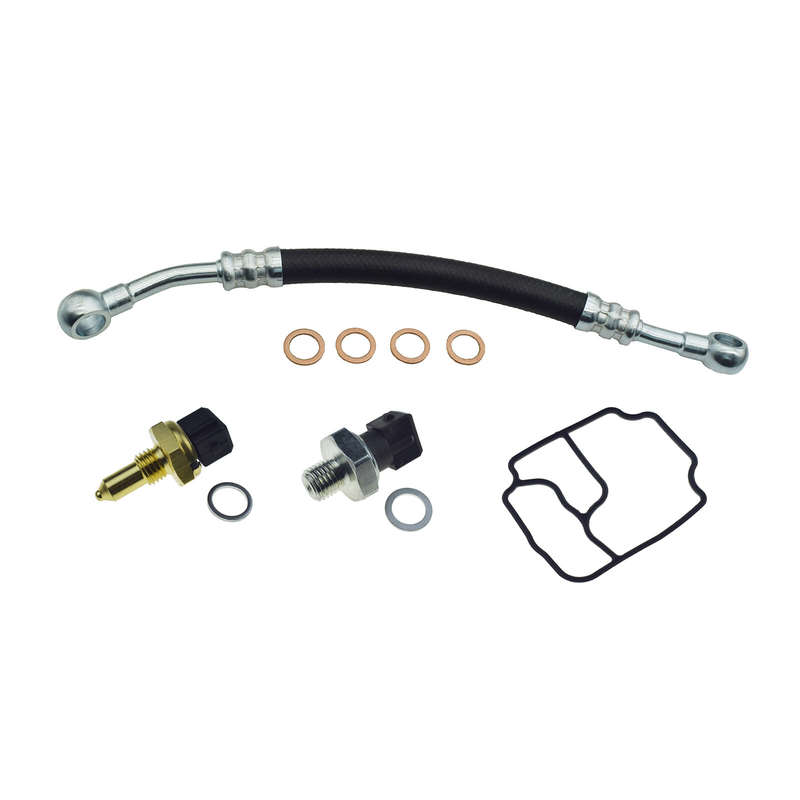 Oil Filter Housing Seal Gasket & Sensor & Hose For BMW E46 E39 E53 325Ci 530i