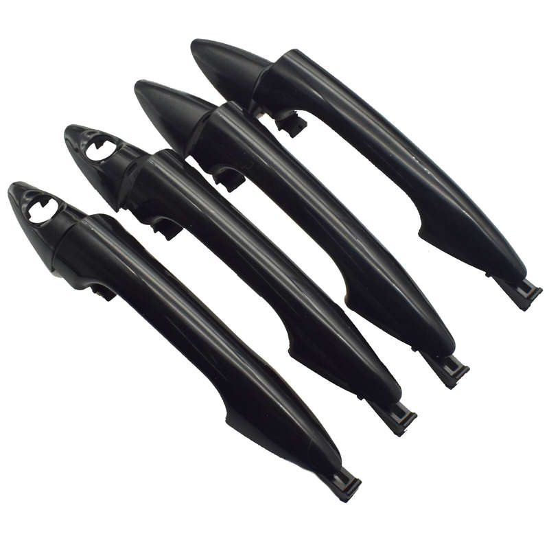4PCS Exterior Front Rear Left Right Outside Door Handle for Hyundai Accent 12-17
