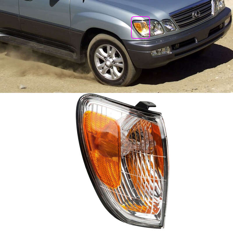 Right Front Corner Turn Signal Lamp Light Clear Fit for Lexus LX470 LX 470 98-07