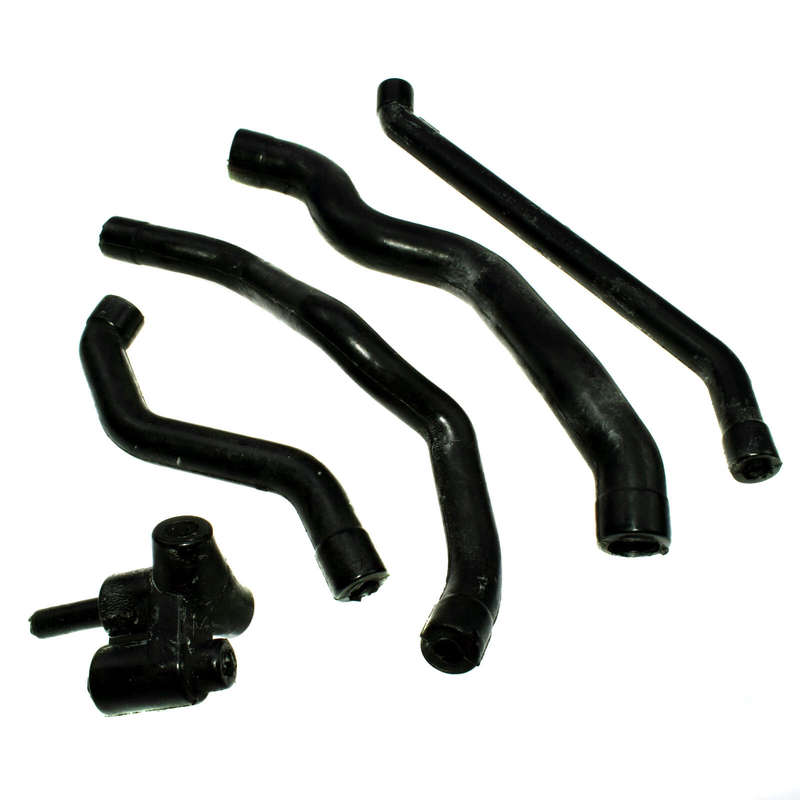 5Pcs Crankcase Ventalation Air inlet Breather Hose Kit For Mercedes 1120180282