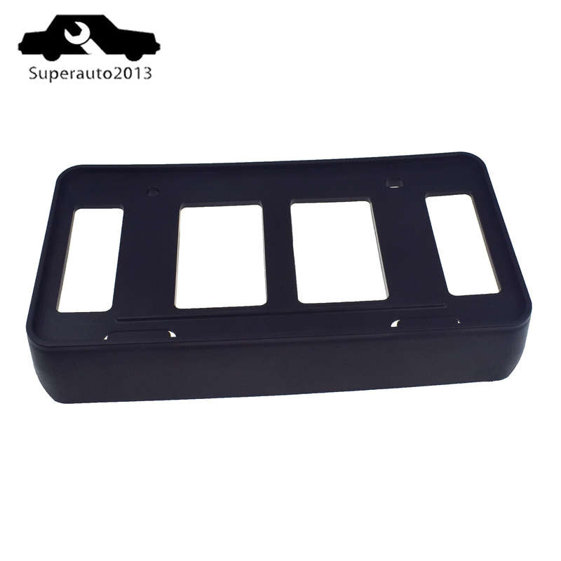 Front Bumper License Plate Bracket Black For Toyota Tundra 2014-2021 75101-0C011