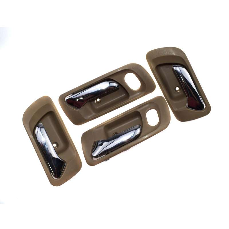 4PCS Front Rear Left Right Beige Inner Door Handle For Honda Accord Odyssey New
