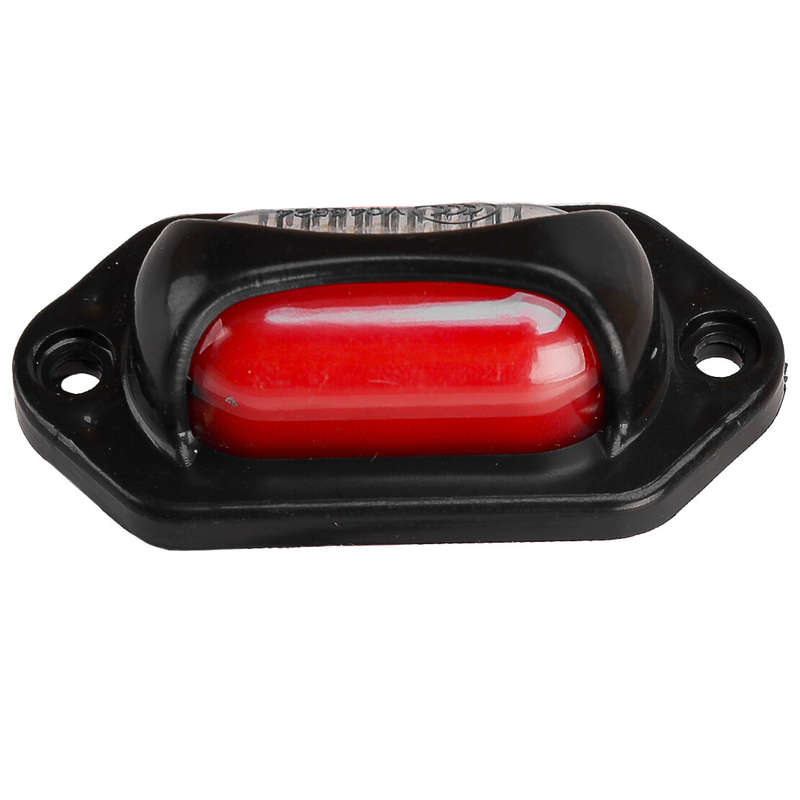 2Pcs Car Truck Trailer 12-24V White & Red LED License Plate Tag Light Lamp