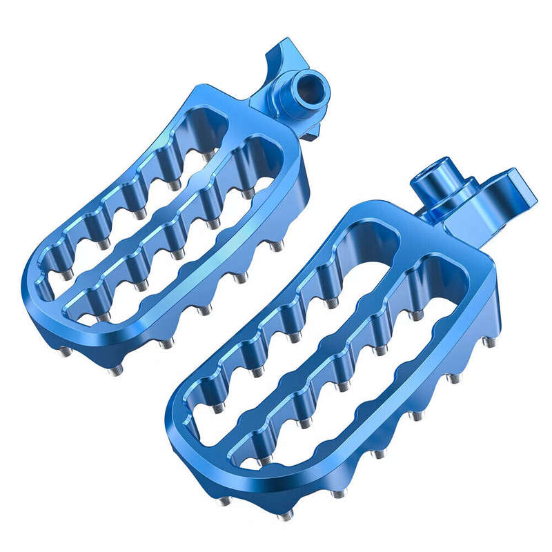 1Pair Blue Foot Pegs Footrest Pedal Fit for Yamaha Tenere700 XTZ 700 2019-2024