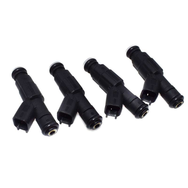 4-Hole Upgrade Fuel Injectors For 99-04 4.0L Jeep Cherokee 0280155784 Set 4pcs