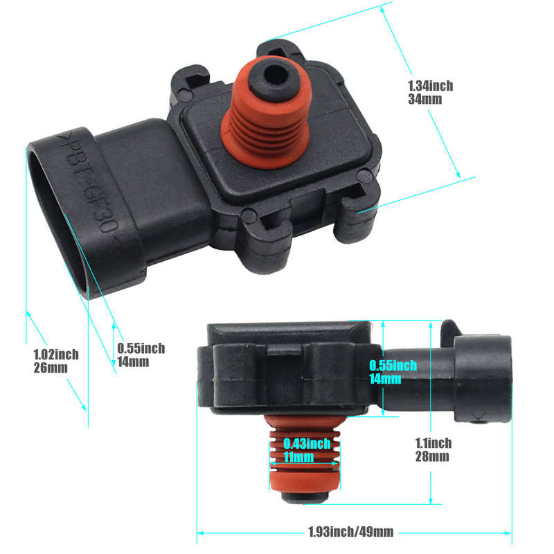 For Chevy Silverado 1500 2500 GMC Buick MAP Manifold Absolute Pressure Sensor