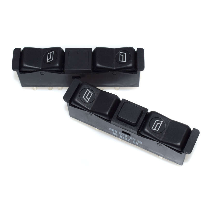 2X Front Left & Right Electric Power Window Switches For Mercedes-Benz 190E 190D