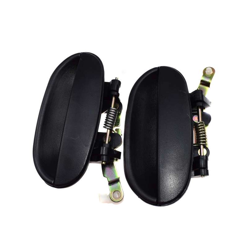 2PCS Rear Left & Right Outside Door Handle Black For Hyundai Accent 1995-99 New