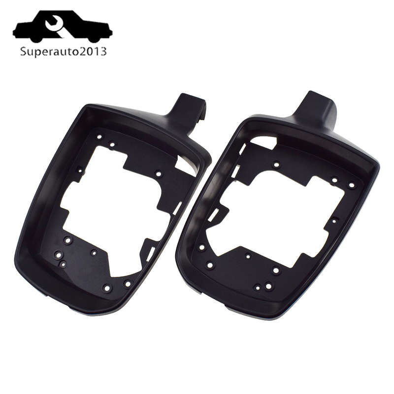 Pair Car Left Right Side Rearview Mirror Cover Frame For Kia Sorento 2009-2014