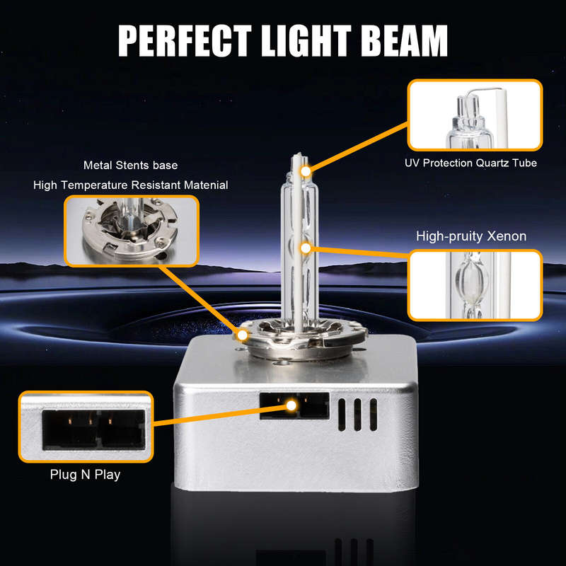 2X D5S Xenon Headlight HID Bulb For Chevrolet Silverado 1500 GMC Sierra Terrain