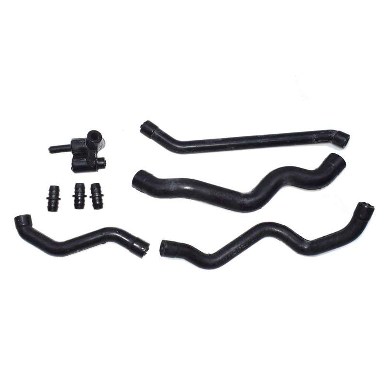 CRANKCASE VENTILATION VALVE COVER BREATHER HOSE KIT W/ CONNECTOR FOR Mercedes