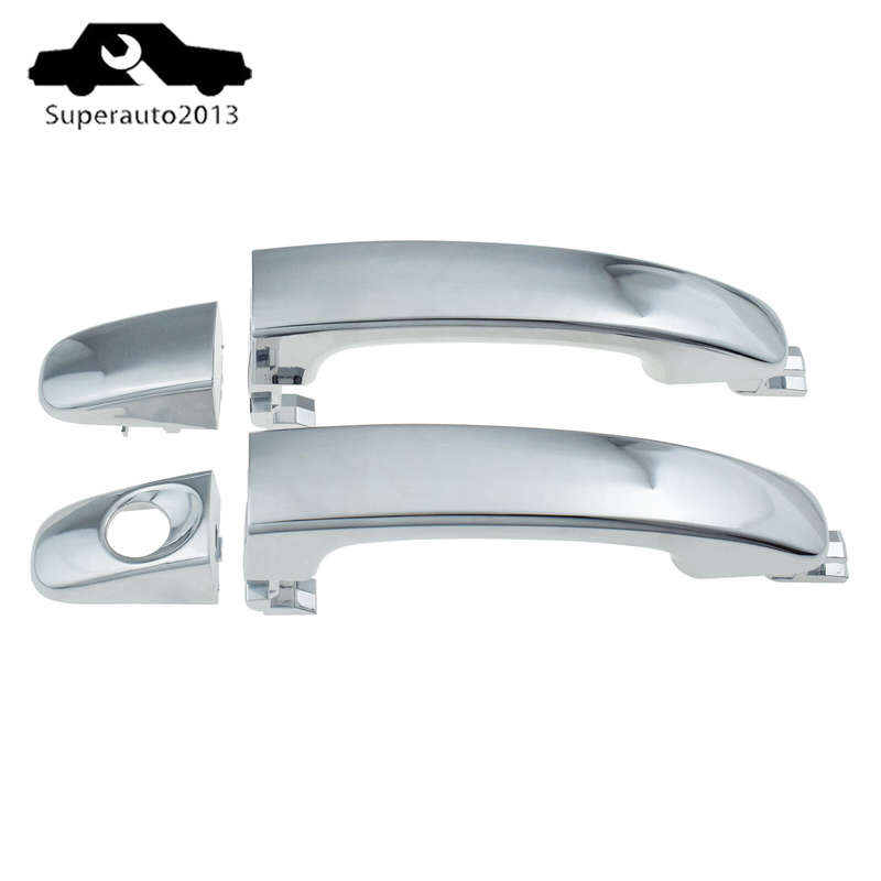 Exterior Door Handle Chrome Front Left & Right For Ford Ranger Mazda BT50 12-20