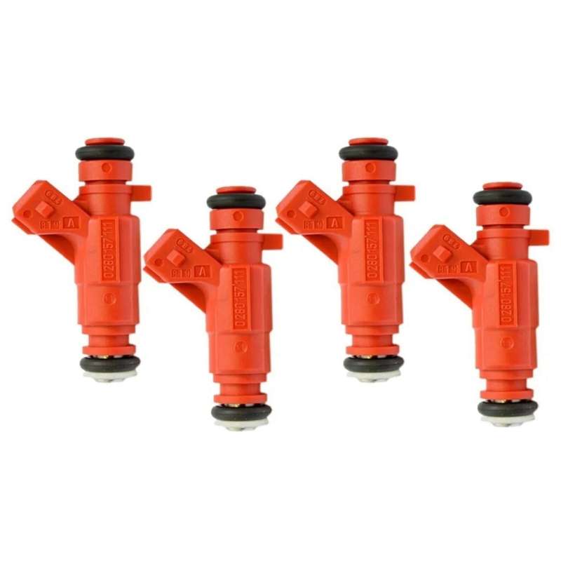 4X Fuel Injector Nozzle 0280157111 For Golf/ Voyage 1.0L 8V 032908031S 2007-2014