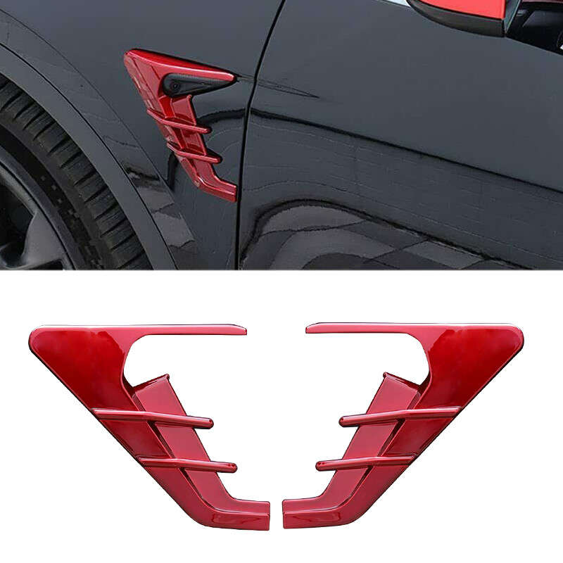 Fit For Tesla Model 3 Y 2021 2X Side Fender Camera Flank Protection Cover Trim