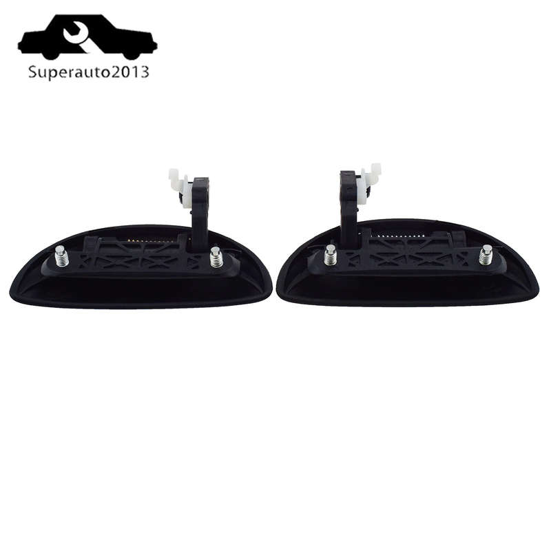 2X Front RH LH Outside Door Handle For Toyota Aygo Citroen C1 Peugeot 107 05-14