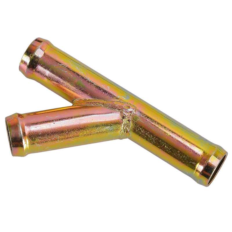1pcs Heater Hose Fitting Y Shape Coolant Pipe Connector Adapter Universal