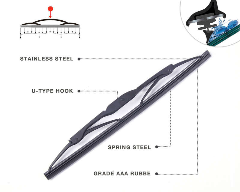12" Rear Rain Window Windshield Wiper Blade Fit for Kia Sportage 2004-10 09 2008
