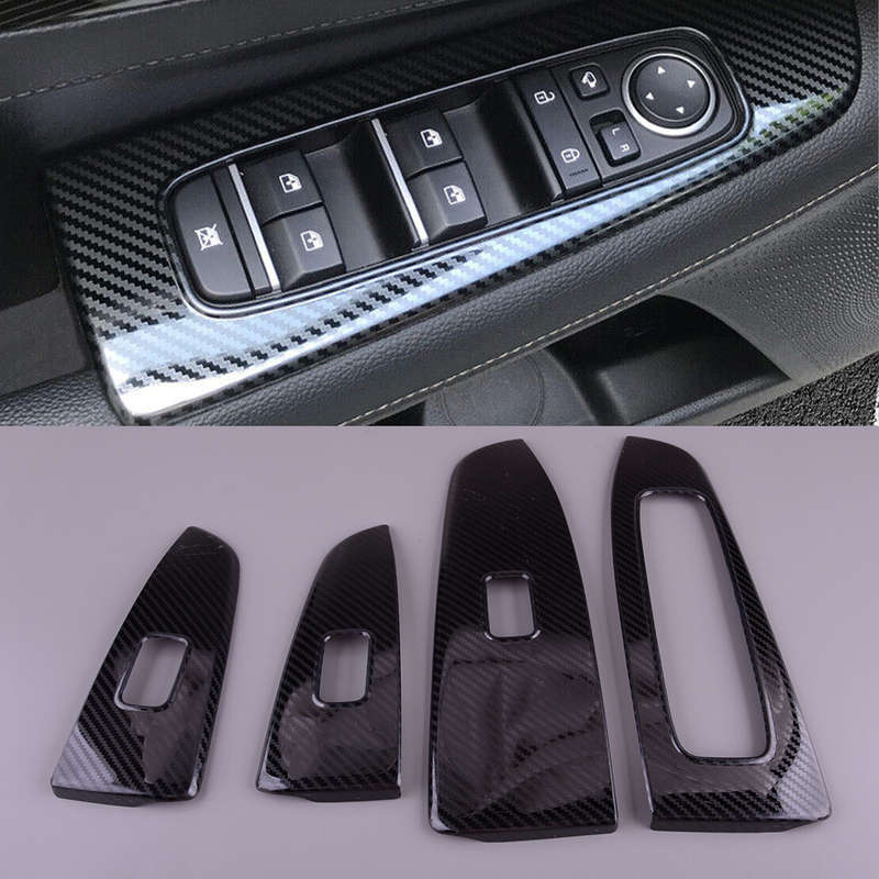 1 Set Window Lift Switch Panel Cover Frame Fit For Kia Forte K3 2019-2022